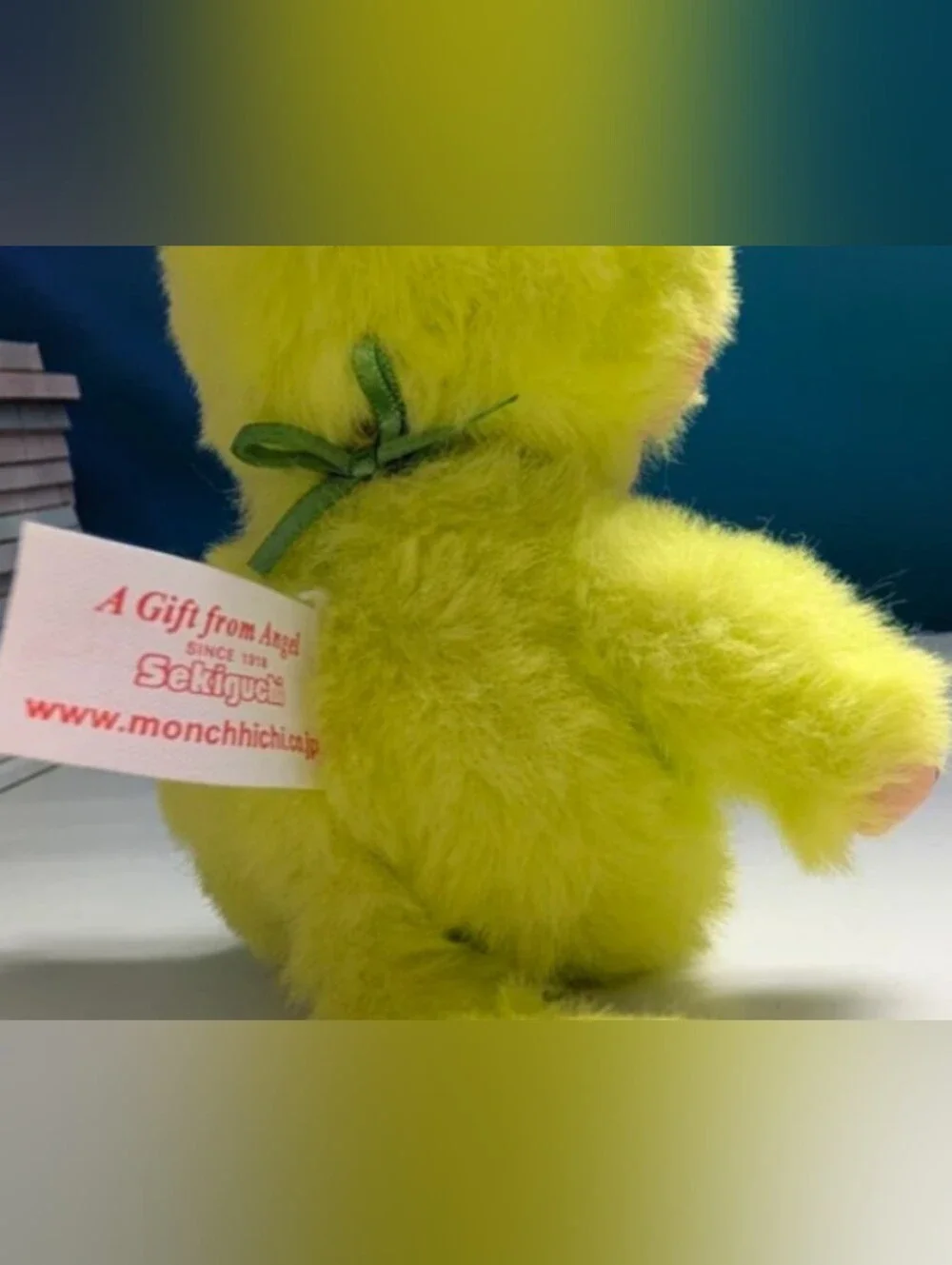 Monchhichi Green Apple NWOT